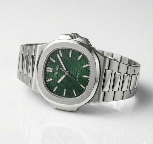 Nautilus Aquanaut Seiko Mod Nautilus Verde