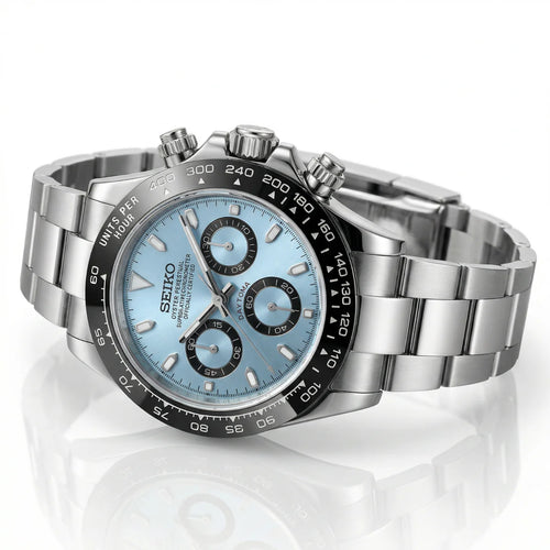 Daytona Mod Seiko Mod Daytona "Ice Blue"