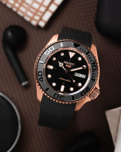 Yacht Master Seiko Mod Yacht Master "Oro y negro"