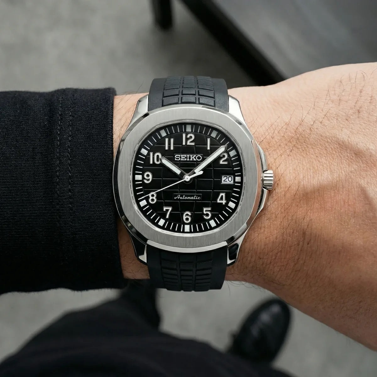 Seiko Mod Aquanaut Black