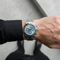 Seiko Mod Daytona "Ice Blue"