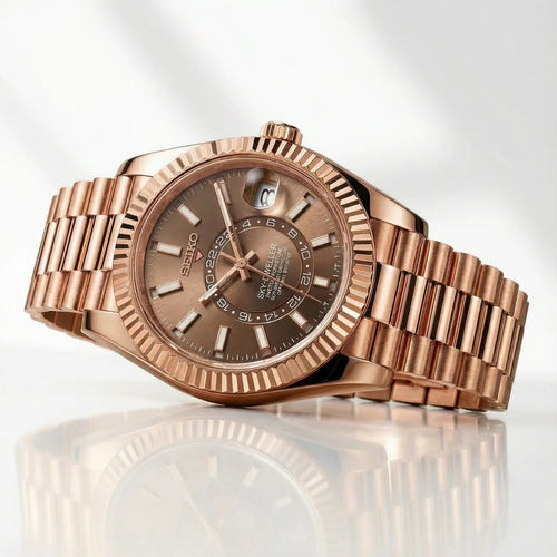 Datejust y Daydate SeikoJust - Sky Dweller Rose Gold Chocolate