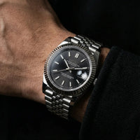 Seiko Mod Datejust Negro